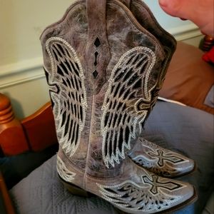 Cowboy (girl) boots. Purchased from Boot Barn in Nashville, TN. Size 9. $200